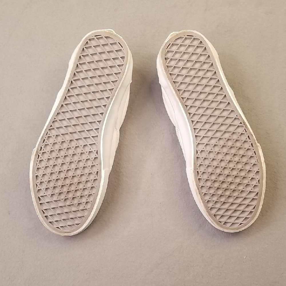White Size 8 Men's VANS DURACAP POPCUSH Slip-On Shoes Pre-owned - Picture 10 of 12